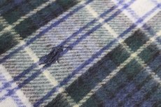 画像3: POLO RALPH LAUREN WOOL TARTAN CHECK MUFFLER (3)