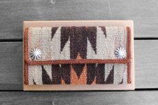 画像1: RRL INDIGO CHIMAYO RUG WALLET (1)