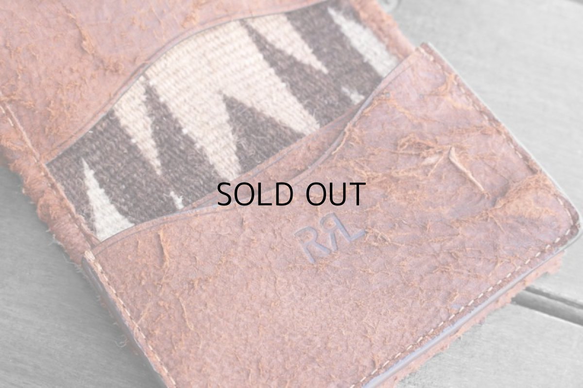 画像5: RRL INDIGO CHIMAYO RUG CARDCASE (5)