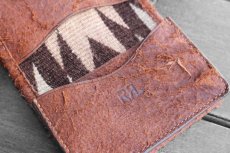 画像5: RRL INDIGO CHIMAYO RUG CARDCASE【BROWN】 (5)