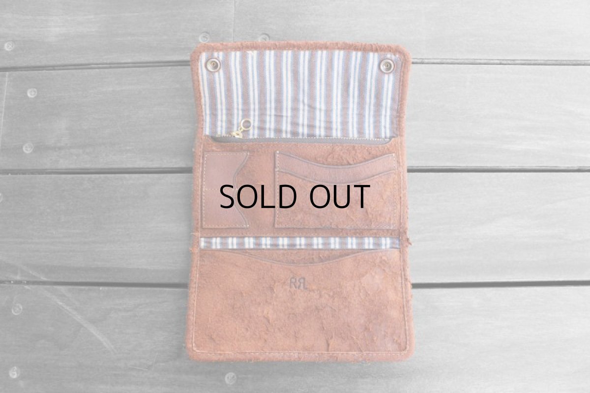 画像4: RRL INDIGO CHIMAYO RUG WALLET (4)