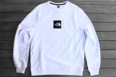 画像1: THE NORTH FACE LIGHTWEIGHT CREWNECK BOX LOGO SWEATSHIRT【WHITE】 (1)