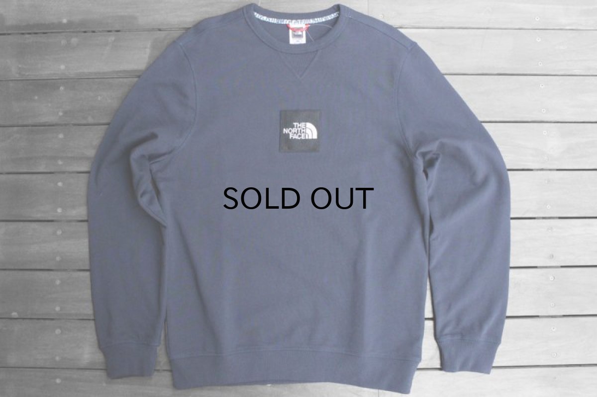 画像1: THE NORTH FACE LIGHTWEIGHT CREWNECK BOX LOGO SWEATSHIRT【NAVY】 (1)