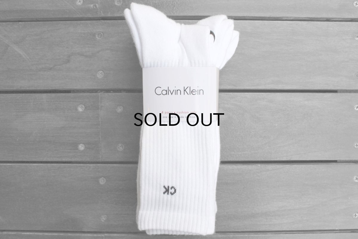 画像1: CK CALVIN KLEIN 4P RIB SOCKS (1)