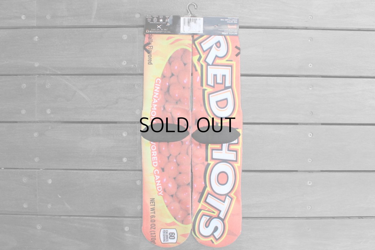画像2: ODD SOCKS "RED HOTS" (2)