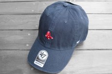 画像1: '47 BRAND BOSTON RED SOX LOGO CLEAN UP CAP (1)