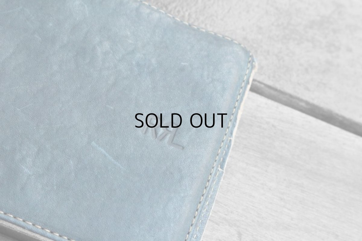 画像3: RRL INDIGO LEATHER WALLET (3)