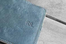 画像3: RRL INDIGO LEATHER WALLET (3)