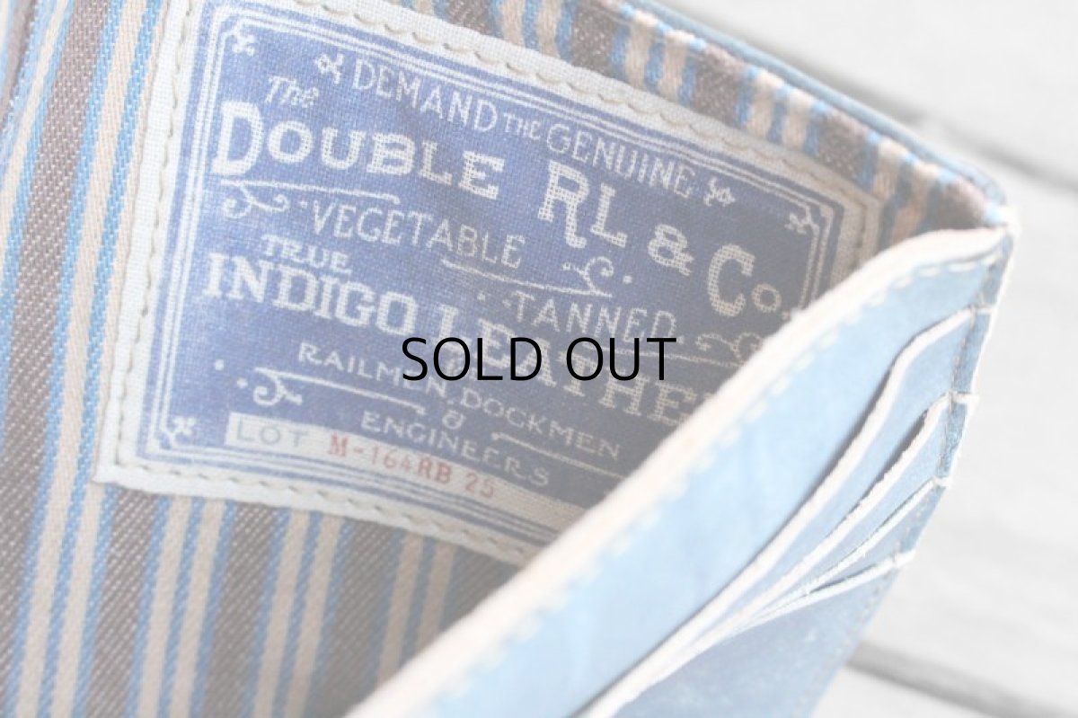 画像5: RRL INDIGO LEATHER WALLET (5)
