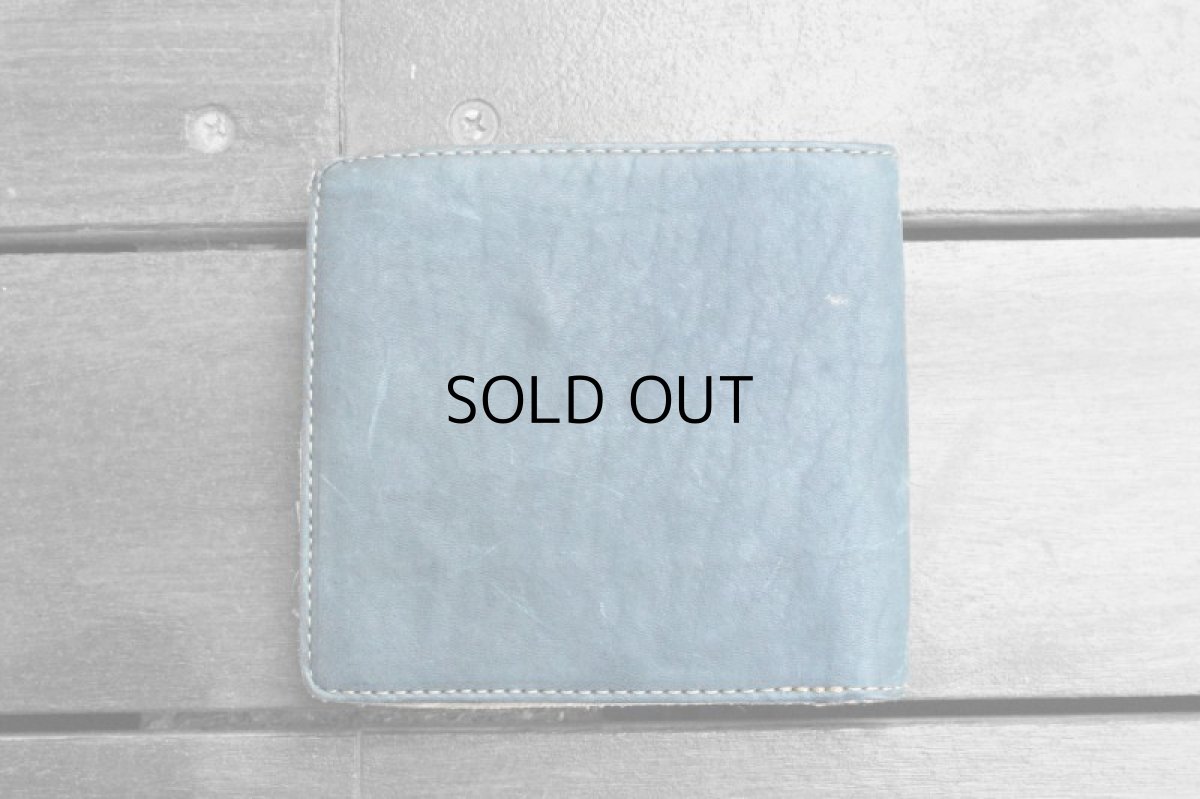 画像2: RRL INDIGO LEATHER WALLET (2)