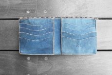 画像4: RRL INDIGO LEATHER WALLET (4)