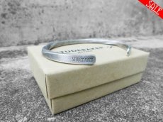 画像1: STUDEBAKER METALS TWIST CAFF BANGLE【SILVER】 (1)