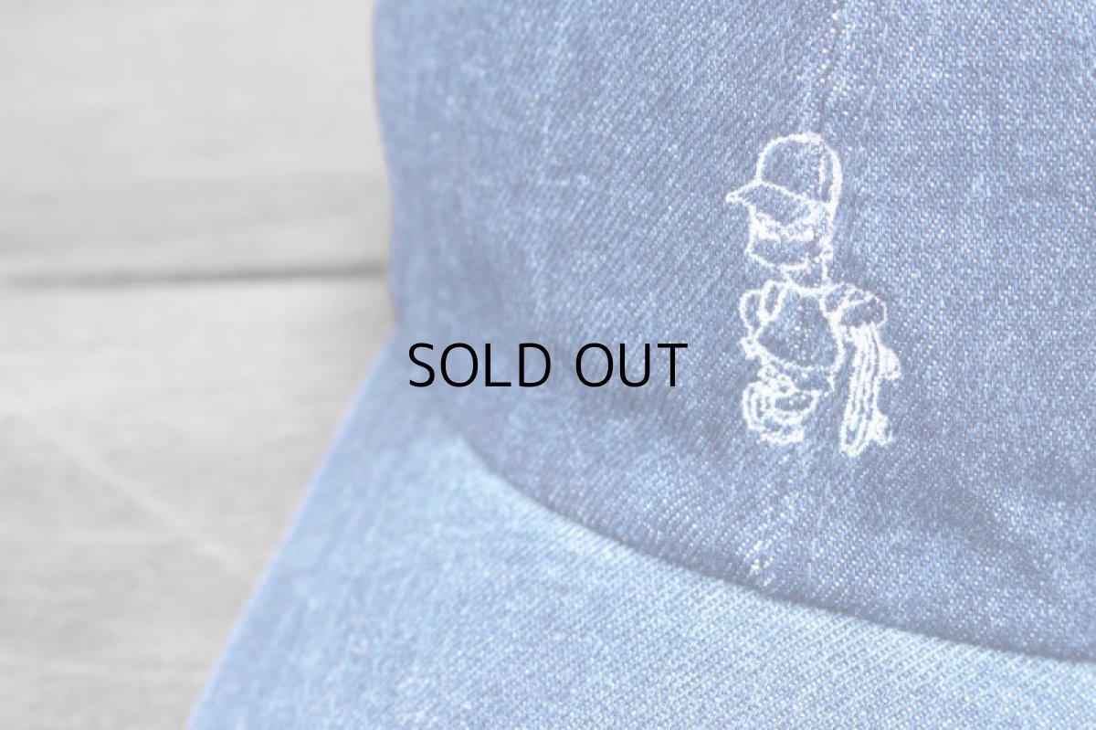 画像2: KRAZY BOY DENIM BASEBALL CAP (2)