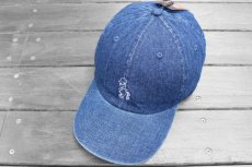 画像1: KRAZY BOY DENIM BASEBALL CAP (1)