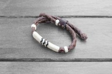 画像1: RRL RAWHIDE LEATHER BRACELET (1)