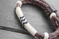 画像2: RRL RAWHIDE LEATHER BRACELET (2)