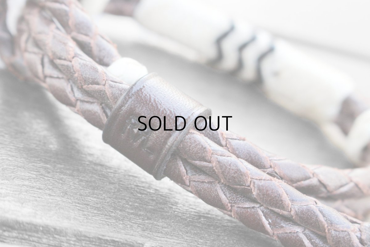 画像3: RRL RAWHIDE LEATHER BRACELET (3)