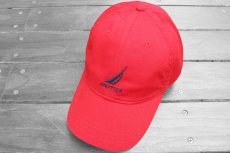 画像1: NAUTICA LOGO BASEBALL CAP (1)