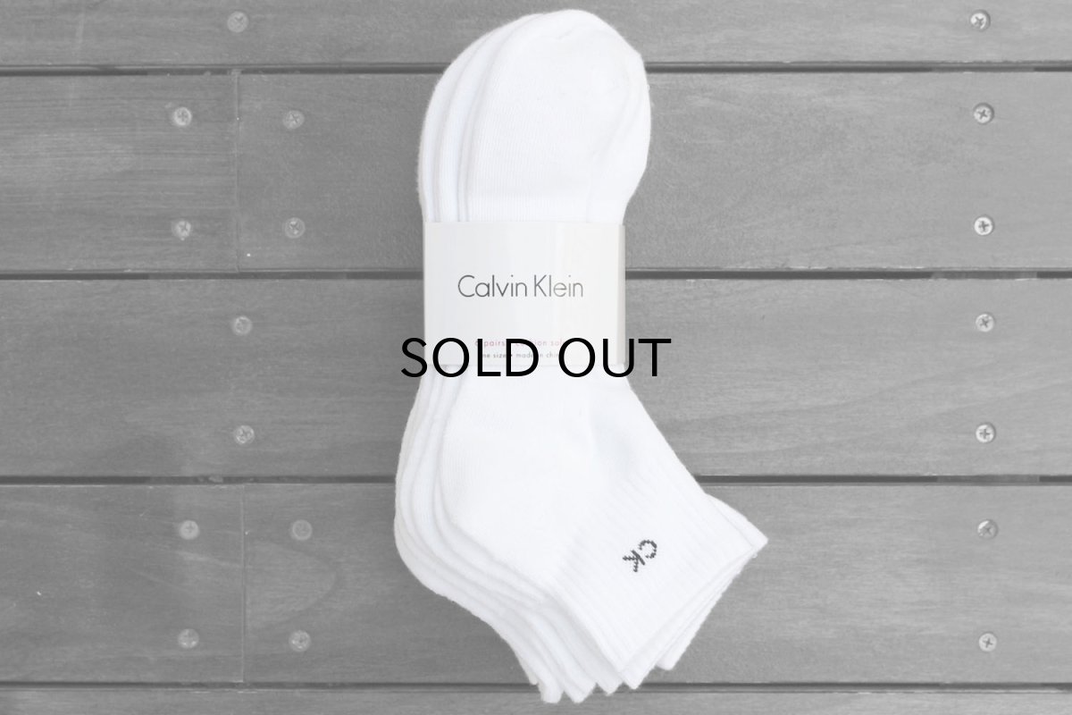 画像1: CK CALVIN KLEIN 6P SHORT RIB SOCKS (1)