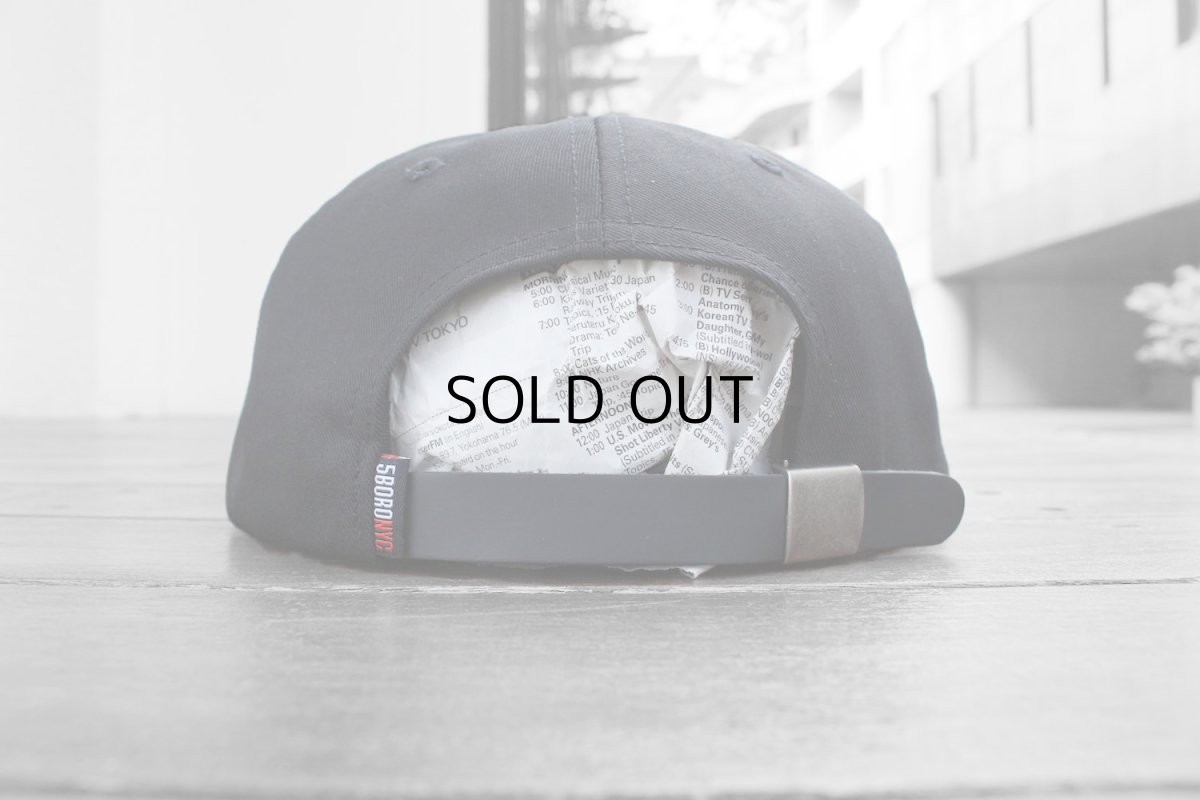 画像4: 5BORO NYC SCRIPT LOGO 6 PANEL CAP (4)