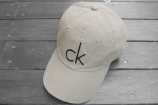 画像1: CALVIN KLEIN CK LOGO BASEBALL CAP (1)