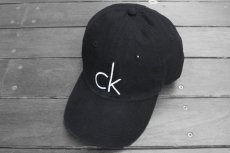 画像1: CALVIN KLEIN CK LOGO BASEBALL CAP (1)