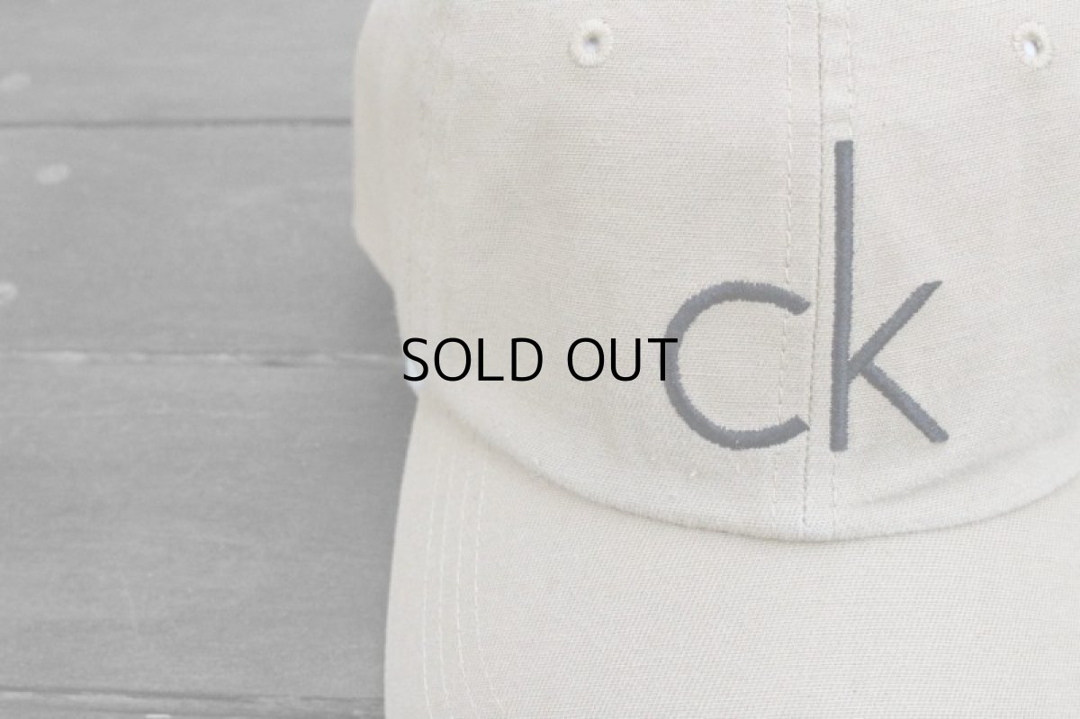 画像2: CALVIN KLEIN CK LOGO BASEBALL CAP (2)