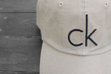 画像2: CALVIN KLEIN CK LOGO BASEBALL CAP (2)