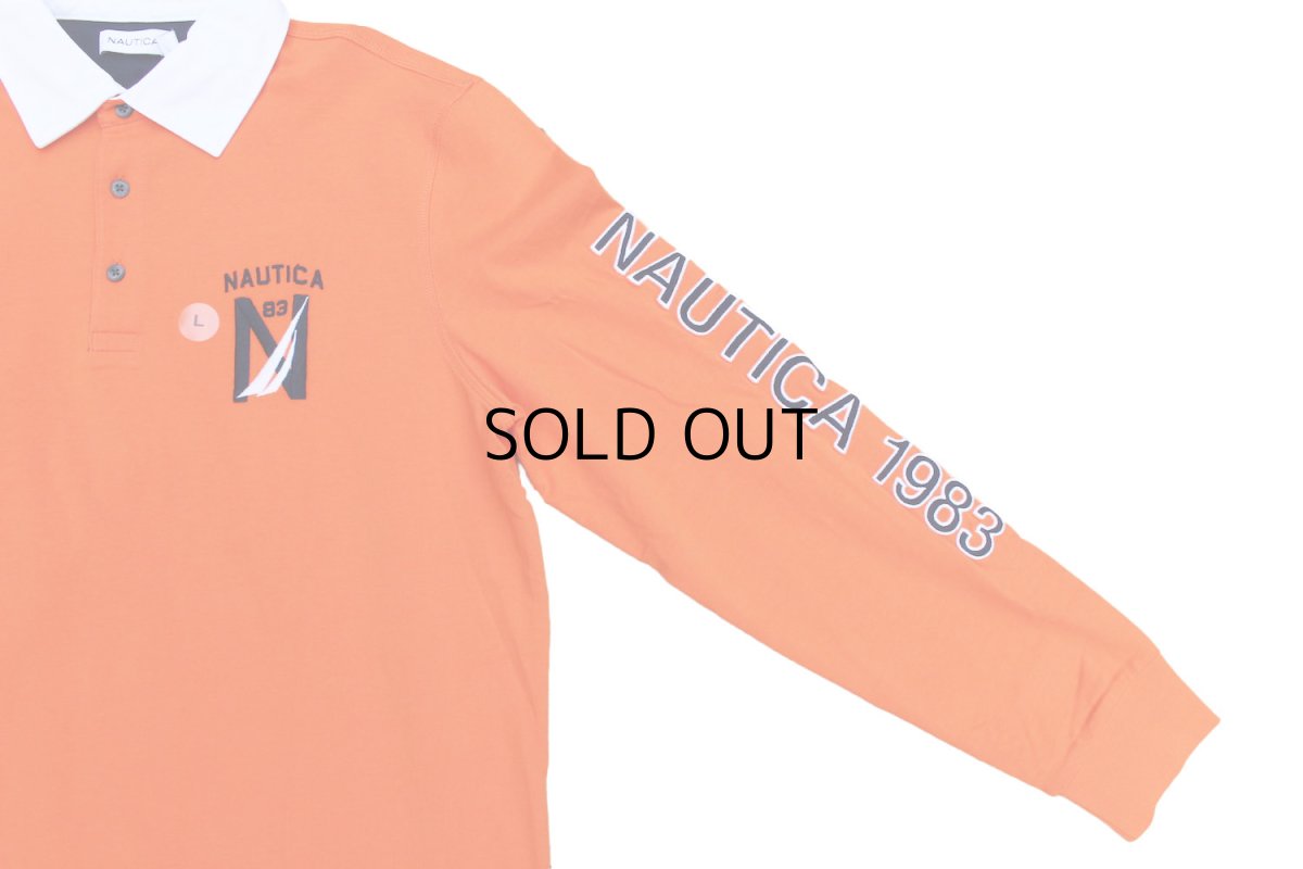 画像4: NAUTICA CLASSIC FIT L/S LOGO POLO SHIRTS (4)