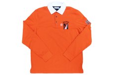 画像1: NAUTICA CLASSIC FIT L/S LOGO POLO SHIRTS (1)