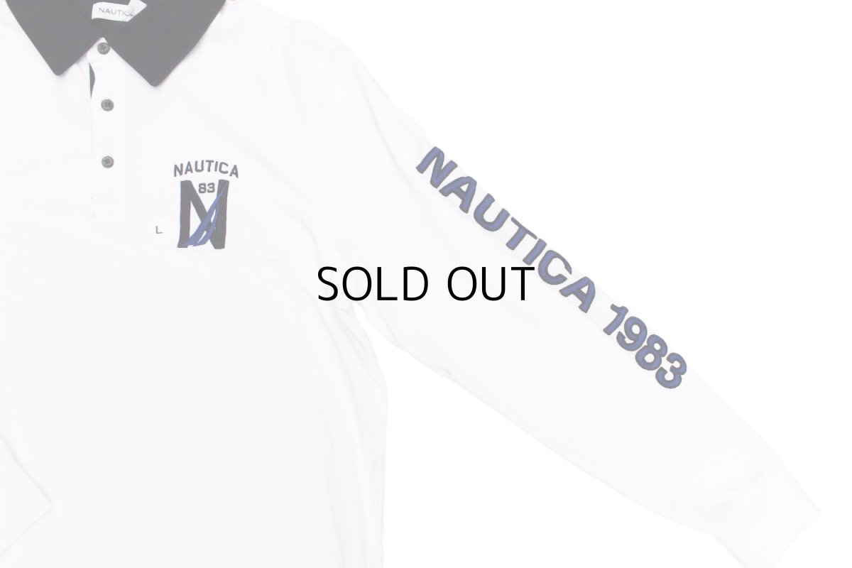 画像4: NAUTICA CLASSIC FIT L/S LOGO POLO SHIRTS (4)