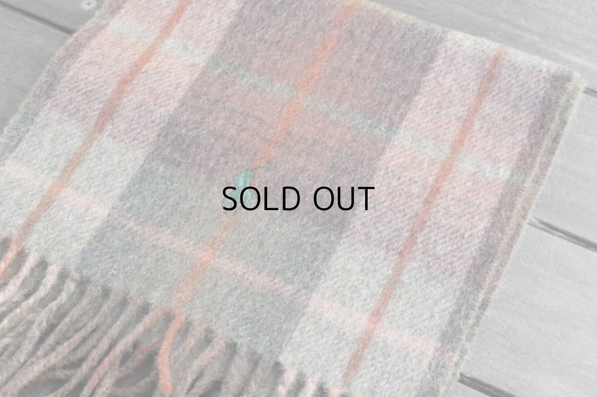 画像2: POLO RALPH LAUREN VIRGIN WOOL REVERSIBLE MUFFLER (2)