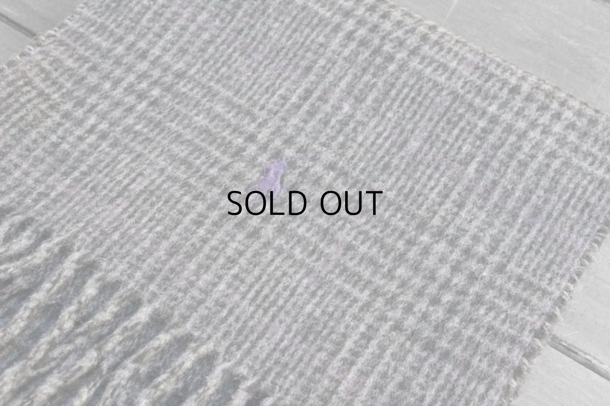 画像2: POLO RALPH LAUREN VIRGIN WOOL REVERSIBLE MUFFLER (2)