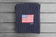 画像1: POLO RALPH LAUREN USA FLAG MUFFLER (1)