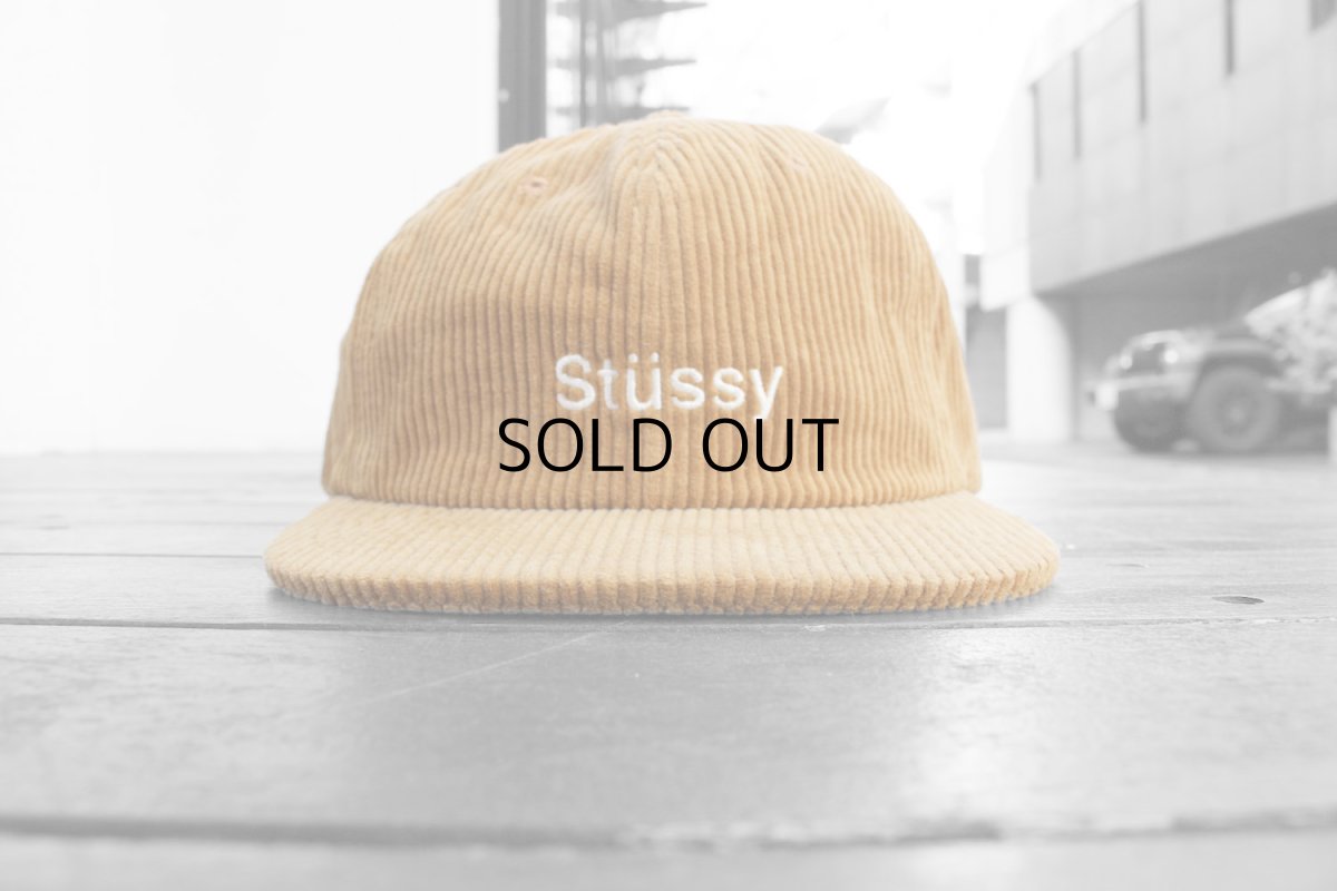 画像2: STUSSY CORD STRAPBACK CAP (2)