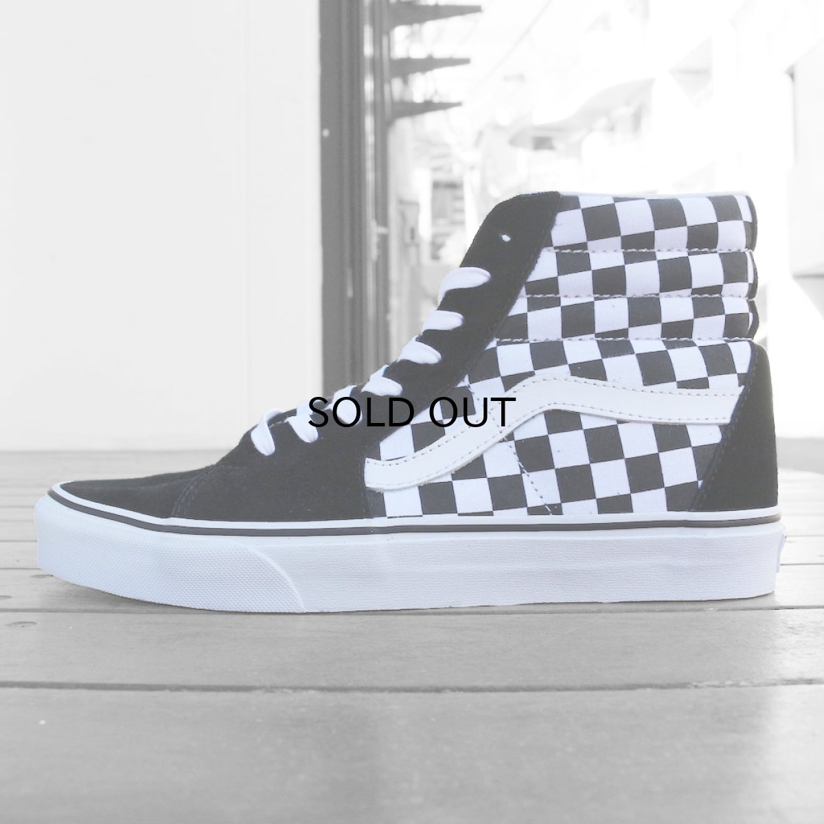 画像1: VANS SK8-HI "CHECKERBOARD" (1)