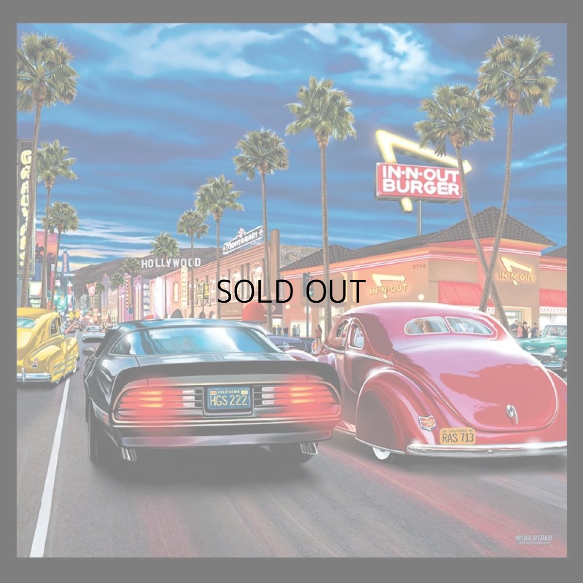 画像5: IN-N-OUT BURGER HOLLYWOOD CRUISING L/S TEE (5)