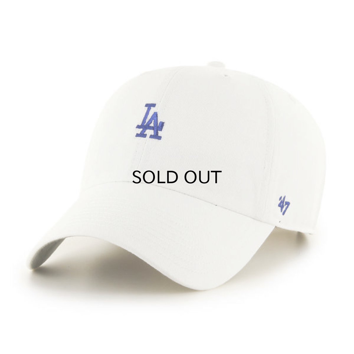 画像1: '47 BRAND LOS ANGELES DODGERS MINI LOGO CLEAN UP CAP (1)