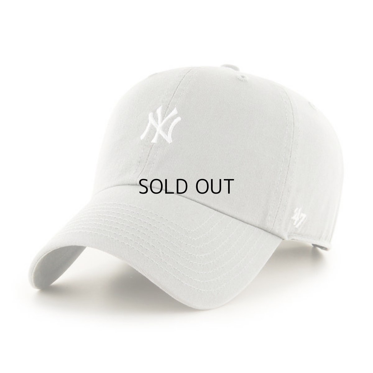 画像1: '47 BRAND NEW YORK YANKEES MINI LOGO CLEAN UP CAP (1)