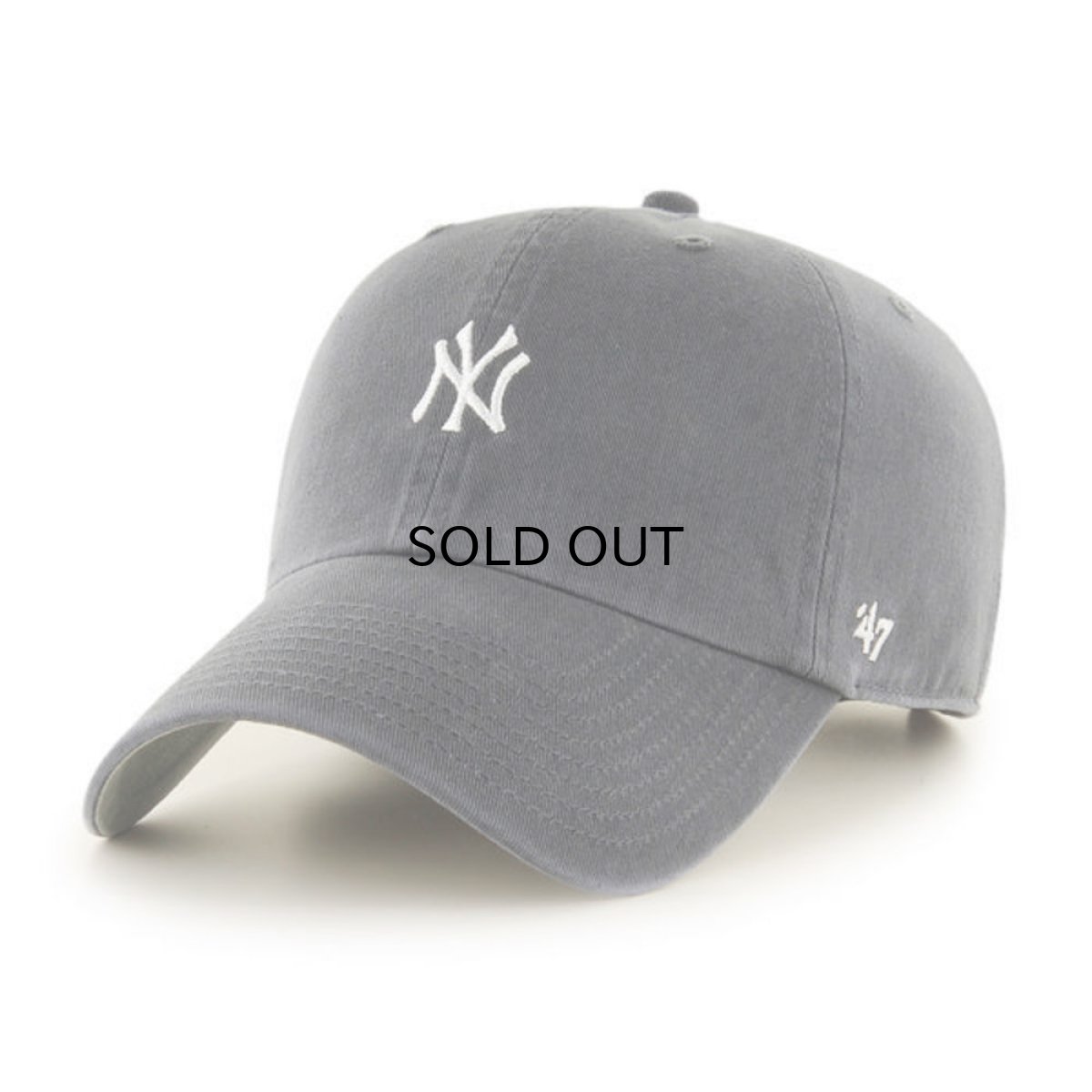 画像1: '47 BRAND NEW YORK YANKEES MINI LOGO CLEAN UP CAP (1)