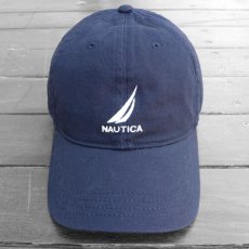 画像1: NAUTICA LOGO BASEBALL CAP (1)
