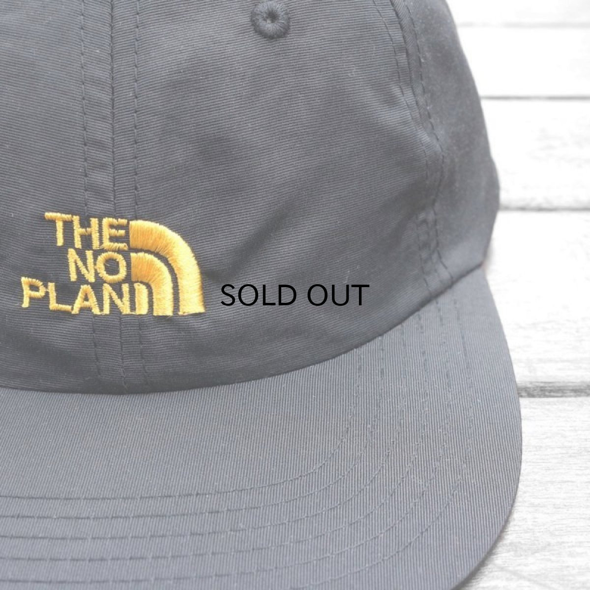 画像1: THE NO PLAN NYLON 6 PANEL CAP "MADE IN USA" (1)