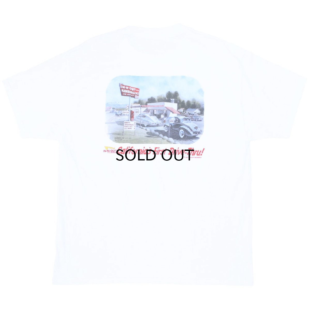 画像1: IN-N-OUT BURGER 1986 CA FIRST DRIVE-THRU S/S TEE (1)