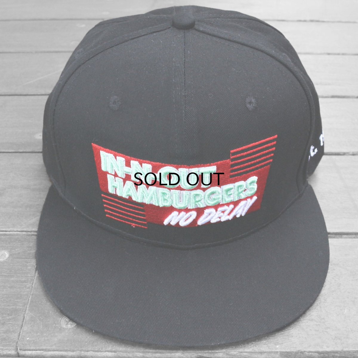 画像1: IN-N-OUT BURGER NO DELAY SNAPBACK CAP (1)