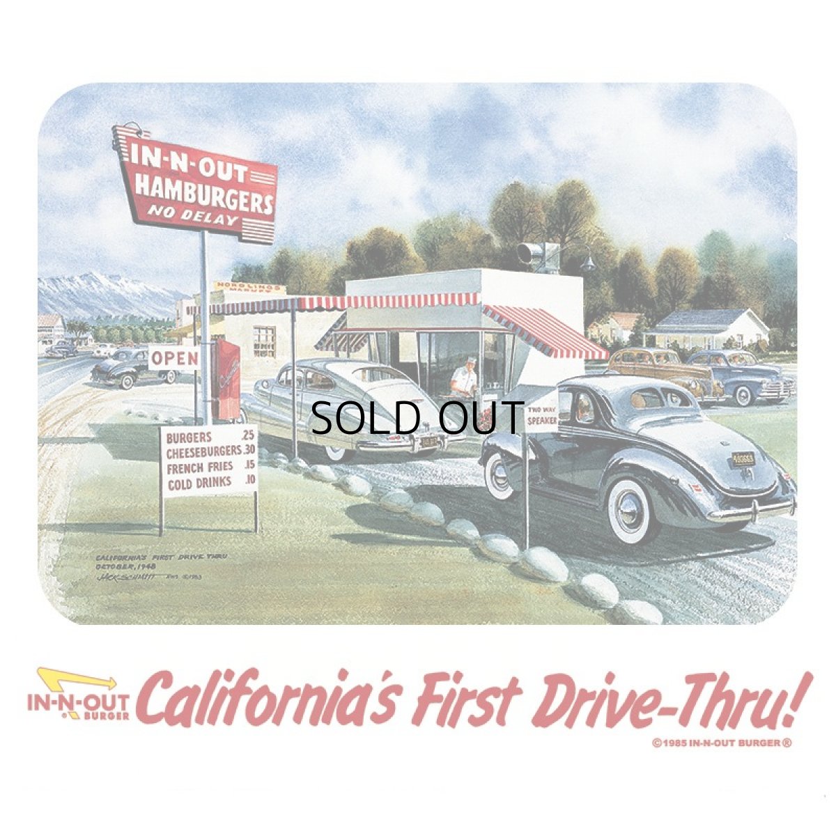 画像4: IN-N-OUT BURGER 1986 CA FIRST DRIVE-THRU S/S TEE (4)