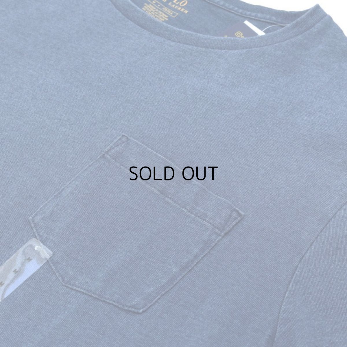 画像3: POLO RALPH LAUREN INDIGO POCKET TEE (3)