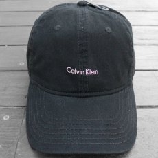 画像1: CALVIN KLEIN MINI LOGO CAP (1)