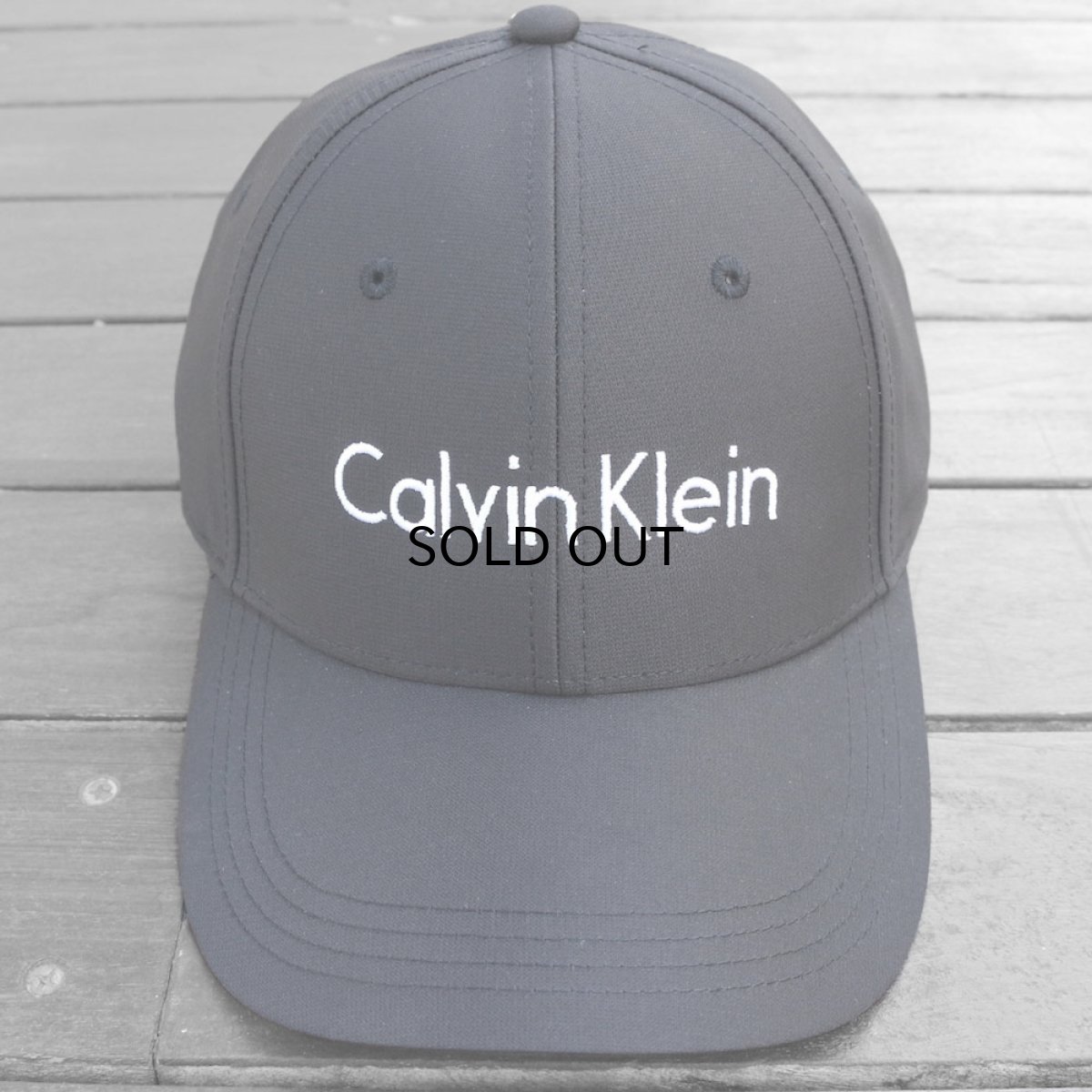 画像1: CALVIN KLEIN LOGO CAP (1)