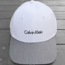 画像1: CALVIN KLEIN 2TONE LOGO CAP (1)