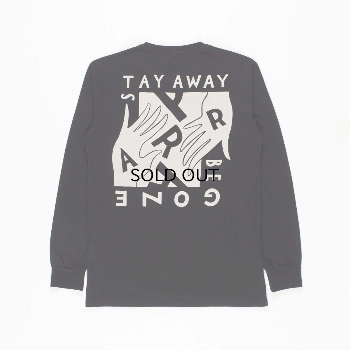 画像1: BY PARRA LONG SLEEVE T-SHIRT STAY AWAY BE GONE (1)